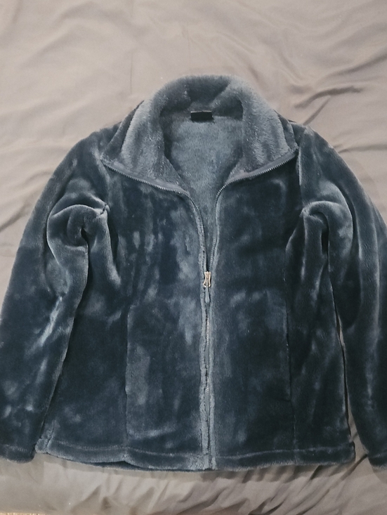 32 Degrees Jackets & Blazers - Plush Zip-Up Fleece Jacket in Deep Teal- Medium